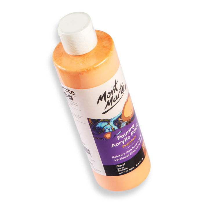 Pouring Acrylic Paint Premium 240ml - Coral