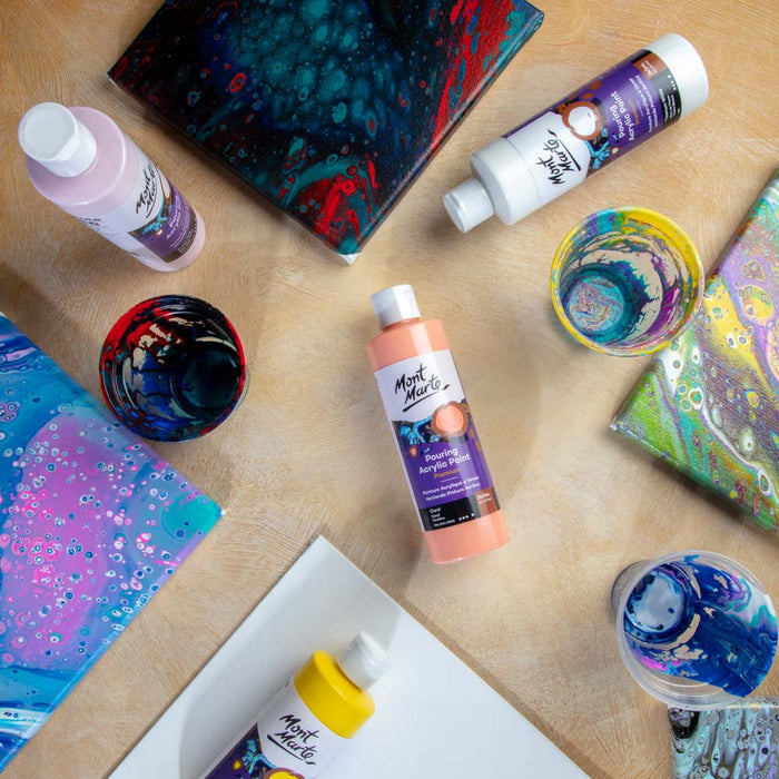 Pouring Acrylic Paint Premium 240ml - Coral