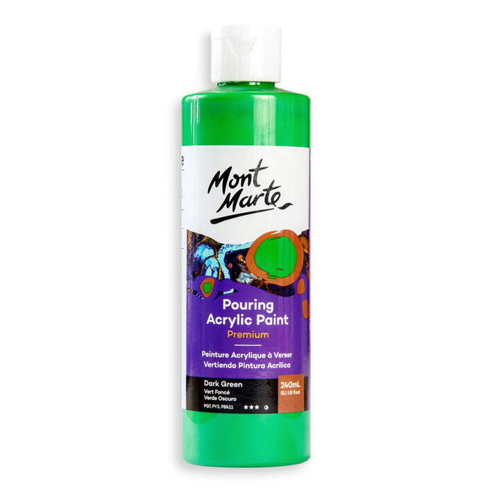 Pouring Acrylic Paint Premium 240ml - Dark Green