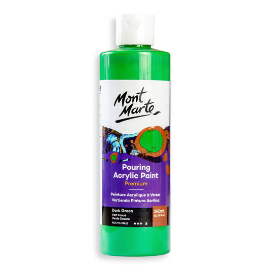 Pouring Acrylic Paint Premium 240ml - Dark Green