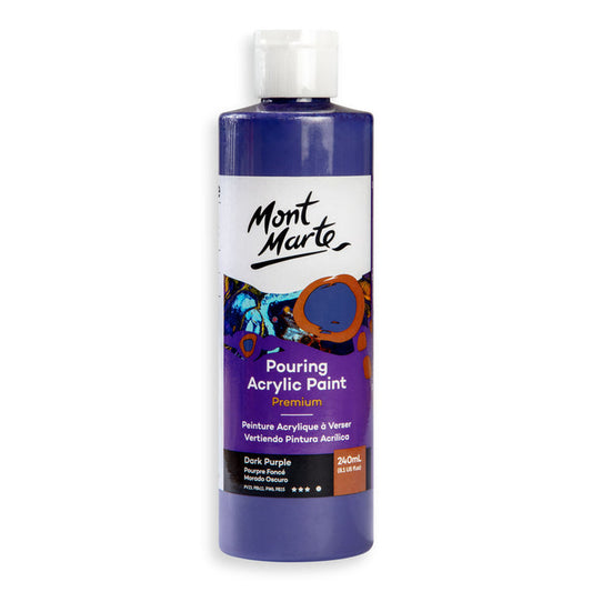 Pouring Acrylic Paint Premium 240ml - Dark Purple