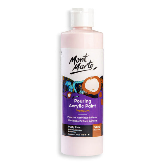 Pouring Acrylic Paint Premium 240ml - Dusty Pink