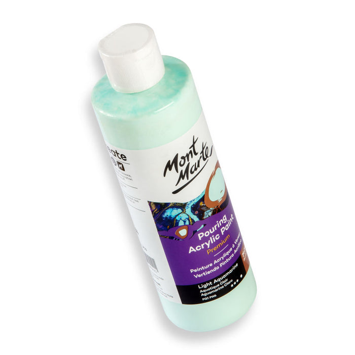 Pouring Acrylic Paint Premium 240ml - Light Aquamarine