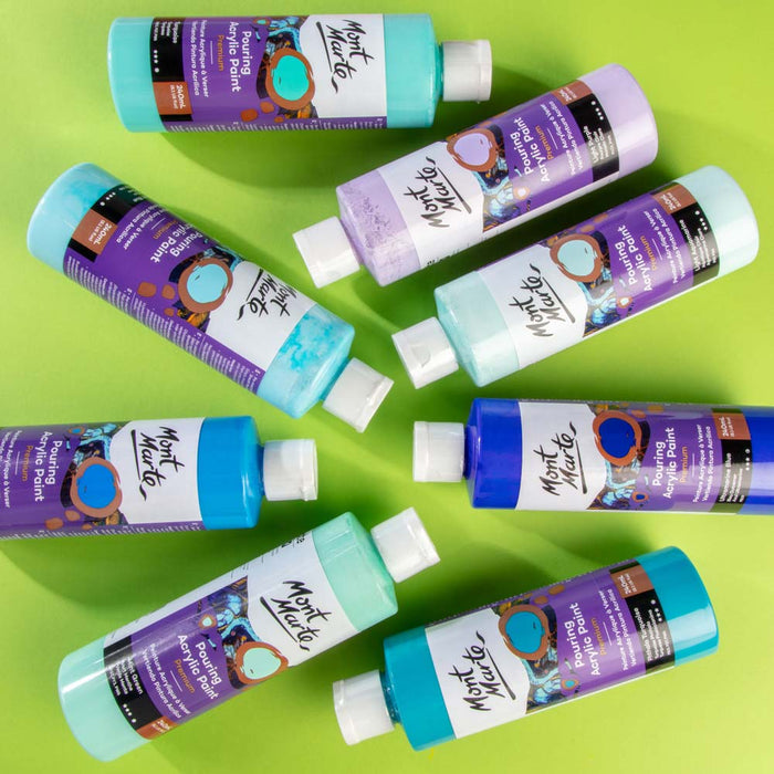 Pouring Acrylic Paint Premium 240ml - Light Aquamarine