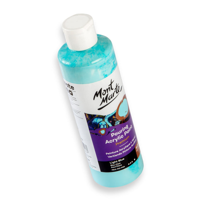 Pouring Acrylic Paint Premium 240ml - Light Blue