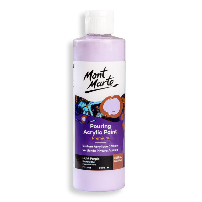 Pouring Acrylic Paint Premium 240ml - Light Purple