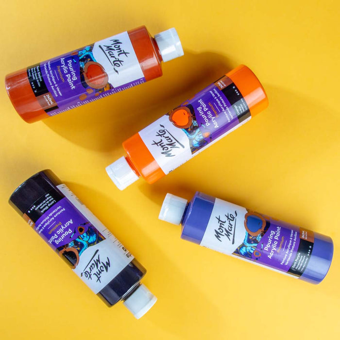 Pouring Acrylic Paint Premium 240ml - Orange