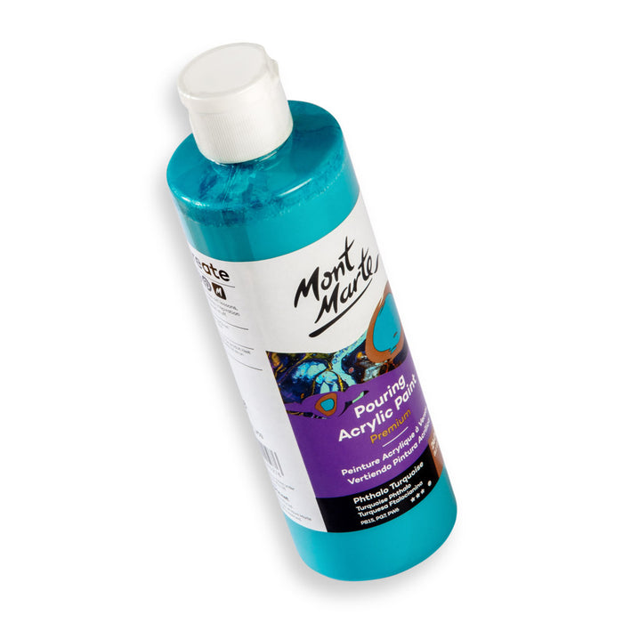 Pouring Acrylic Paint Premium 240ml - Phthalo Turquoise