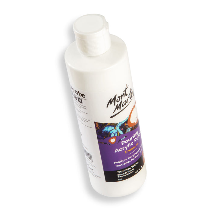 Pouring Acrylic Paint Premium 240ml - Titanium White