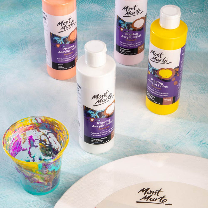 Pouring Acrylic Paint Premium 240ml - Titanium White