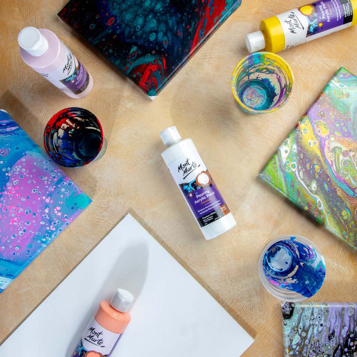 Pouring Acrylic Paint Premium 240ml - Titanium White
