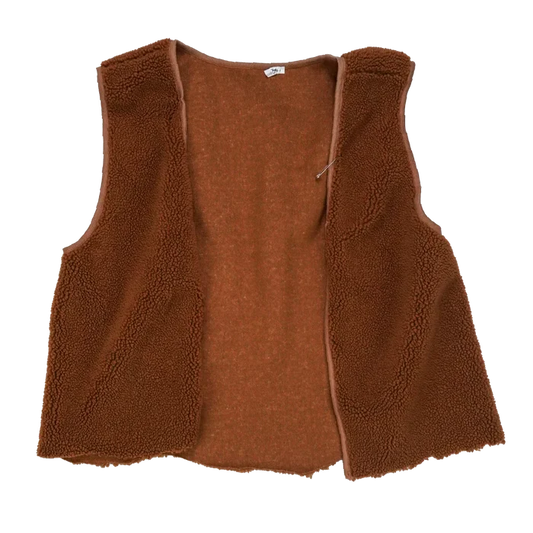 Production Made Brown Fleece Vest - XLarge, Item 2 - Film Production Used - Vests