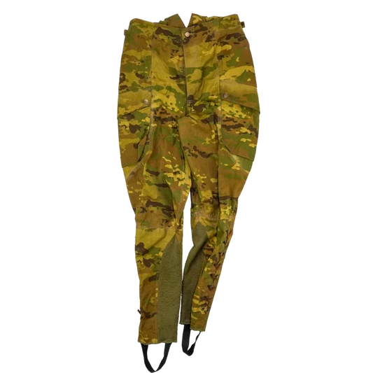 Production Made Multi Camo Breeches - Small - Film Production Used - Combat Trousers