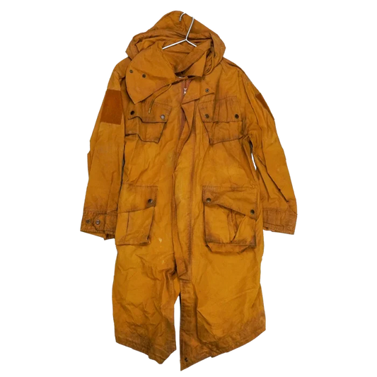 Production Made Yellow Canvas Parka with Hood - Medium, Item 1 - Film Production Used - Parkas