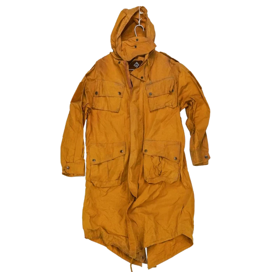 Production Made Yellow Canvas Parka with Hood - Medium, Item 3 - Film Production Used - Parkas