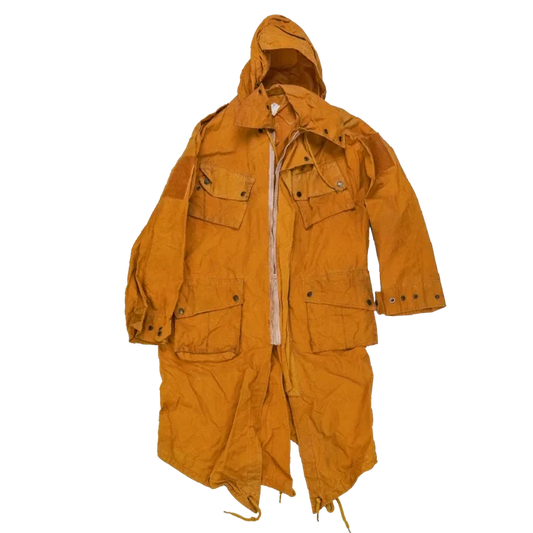 Production Made Yellow Canvas Parka with Hood - XLarge, Item 2 - Film Production Used - Parkas