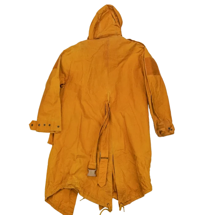 Production Made Yellow Canvas Parka with Hood - XLarge, Item 2 - Film Production Used - Parkas
