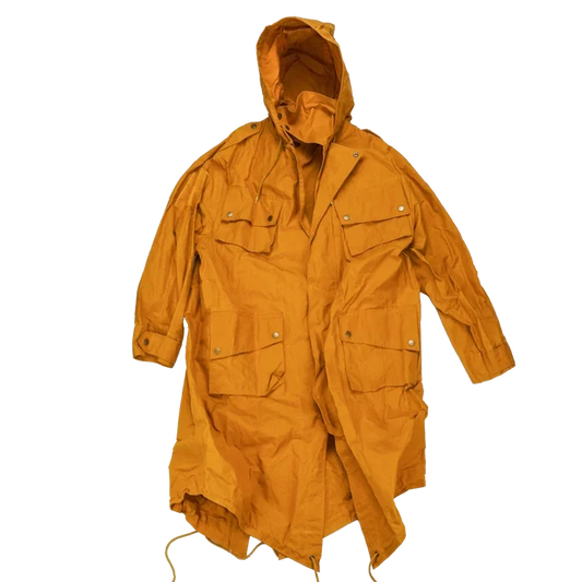 Production Made Yellow Canvas Parka with Hood - XLarge, Item 3 - Film Production Used - Parkas