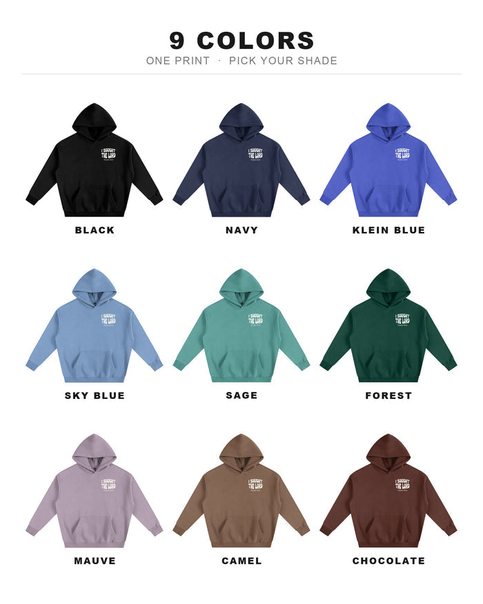 Psalm 34:4 Hoodie available in 9 colors