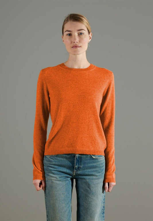 NAMI 4 Pull col rond en cachemire mandarine
