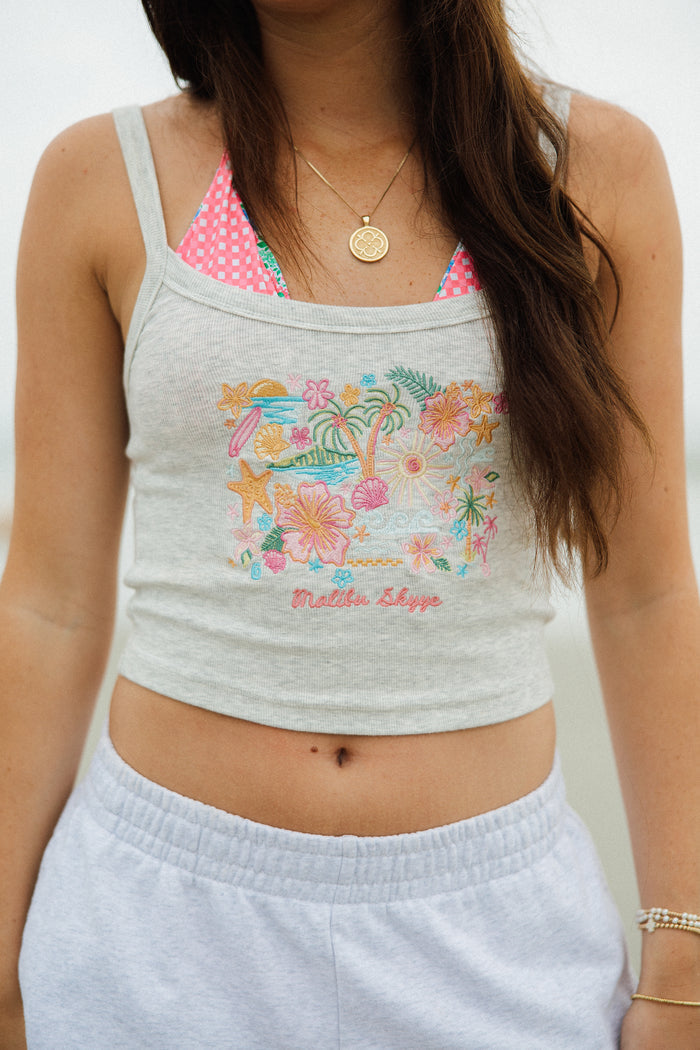 Pure Paradise Tank Top (Grey)