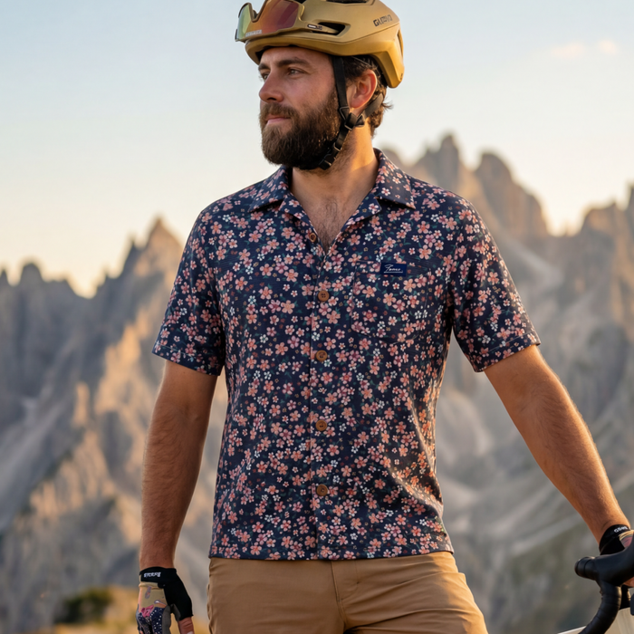 Purppleflow cycling shirt