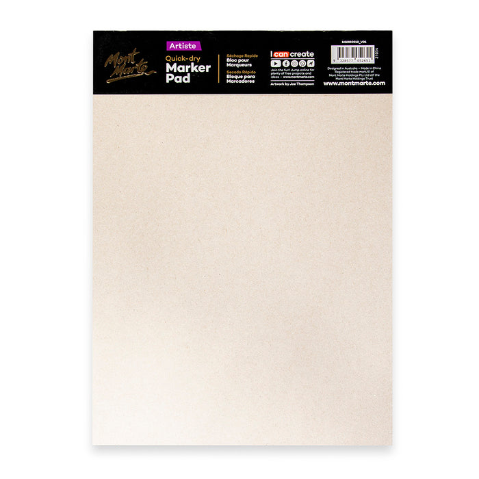Quick Dry Marker Pad Artiste A4 30 Sheets 110gsm