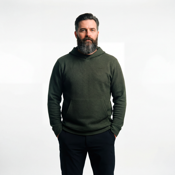 RANDO 3D KNIT HOODIE