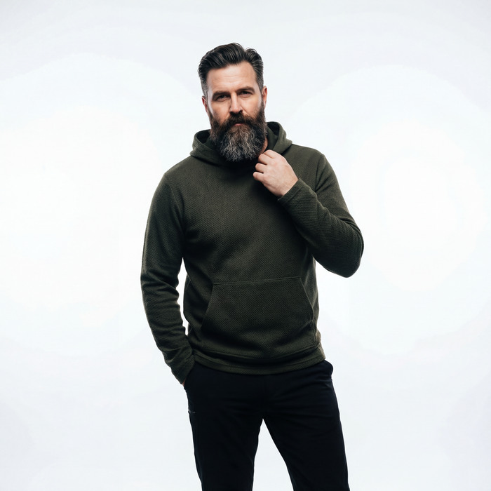 RANDO 3D KNIT HOODIE