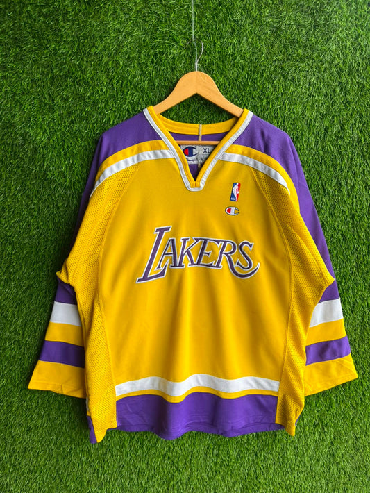Rare Champions ice hockey Jersey Lakers NBA  | Custom made Vintage Oversized Streetwear | Men Women |  Online Shopping