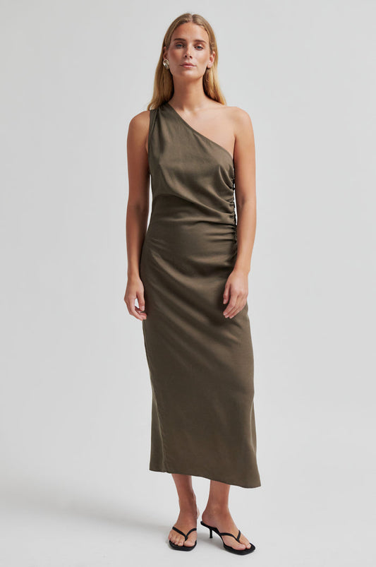 Refined One Shoulder Dress