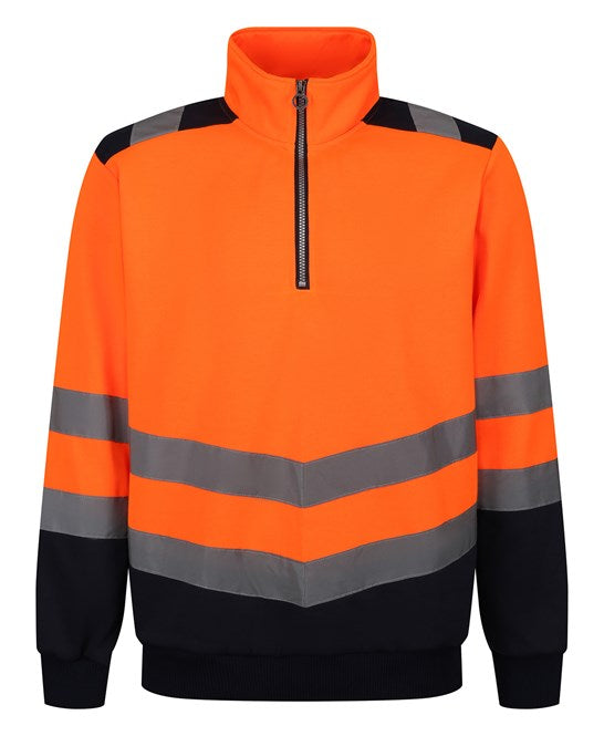 Regatta Pro Two Tone 1/4 Zip Sweat Top