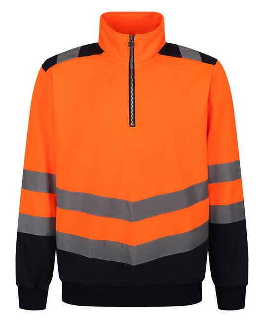 Regatta Pro Two Tone 1/4 Zip Sweat Top