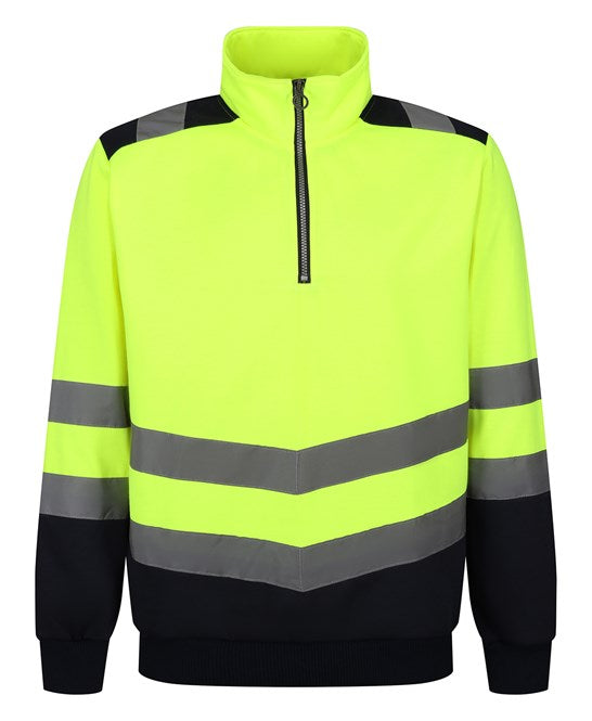 Regatta Pro Two Tone 1/4 Zip Sweat Top