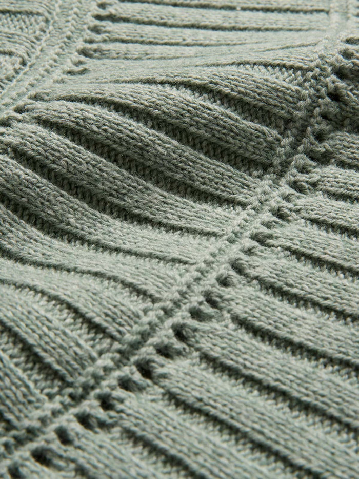 Rib Stitch Yoke Jumper