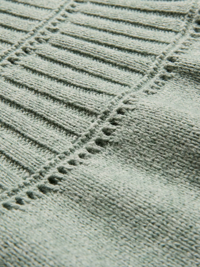 Rib Stitch Yoke Jumper