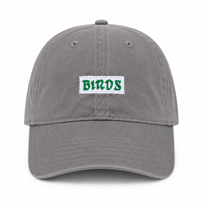 Richardson Grey Embroidered BIRDS Hat