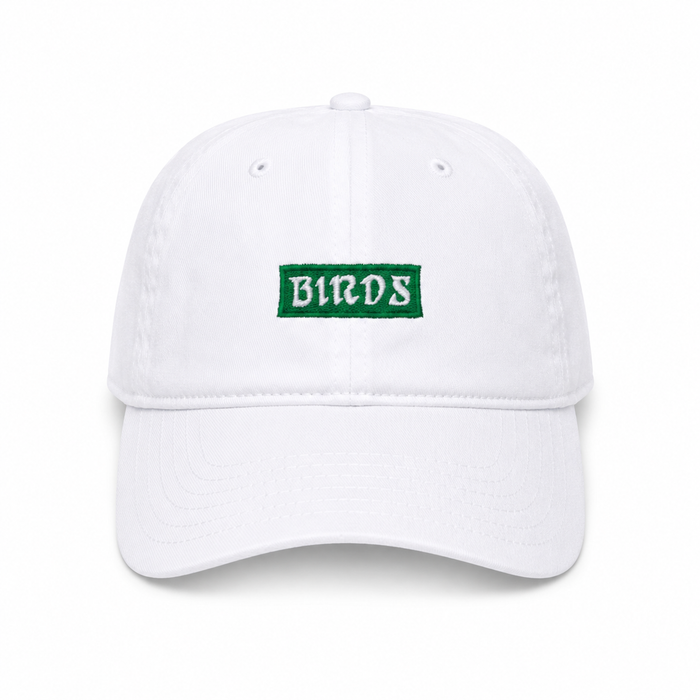 Richardson White Embroidered BIRDS Hat