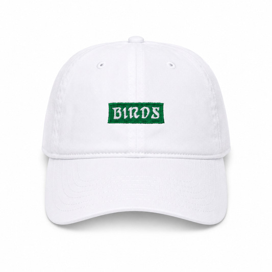 Richardson White Embroidered BIRDS Hat