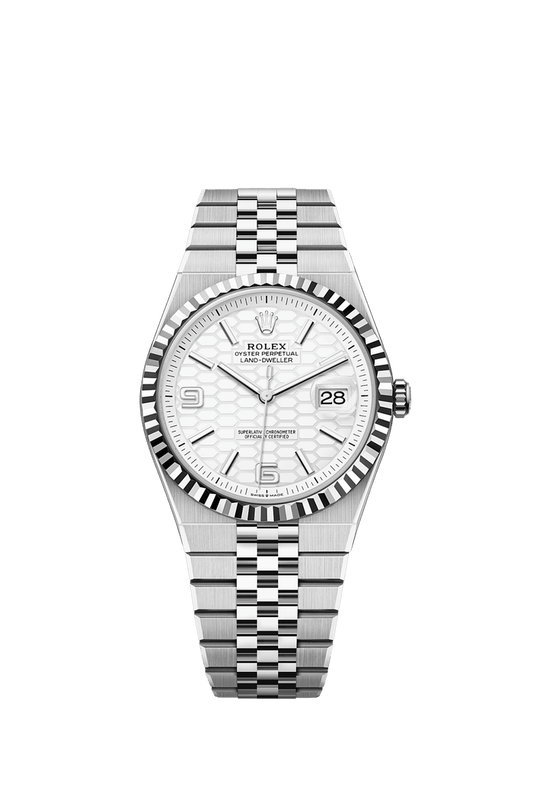 RoIex Land-Dweller 40 Oystersteel White