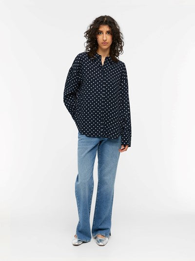 ROWAN SHIRT (NAVY/WHITE)
