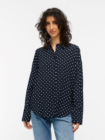 ROWAN SHIRT (NAVY/WHITE)