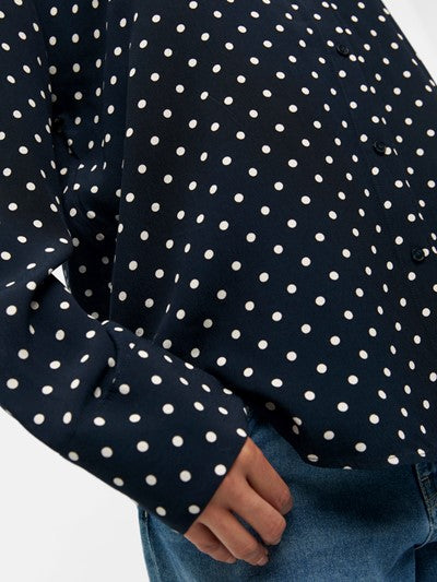 ROWAN SHIRT (NAVY/WHITE)