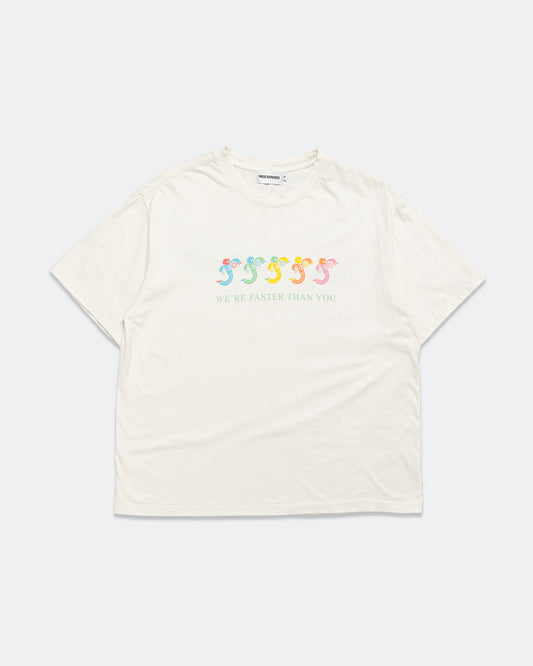 RS x GA x UT Faster Than You Tee - White
