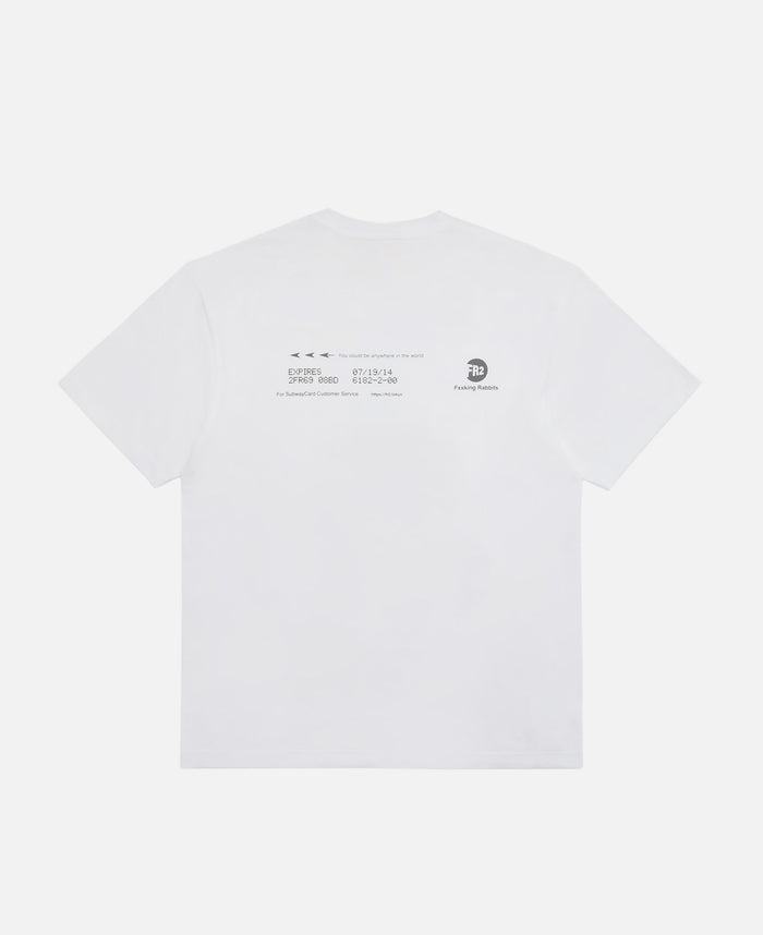 Rta Subway Card T-Shirt (White)