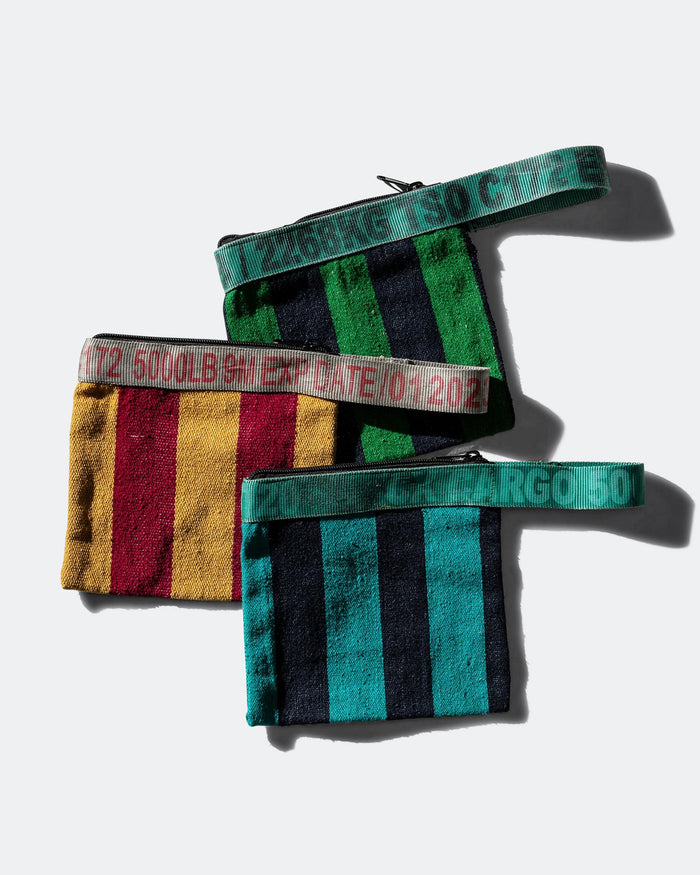 Rug Pouch - Mustard/Burgundy