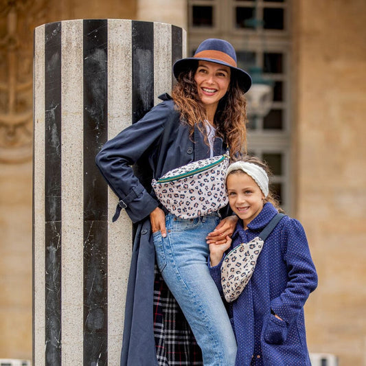 Sac banane à langer - "All over" Léopard Accessoires de poussette pour bébés MELLIPOU