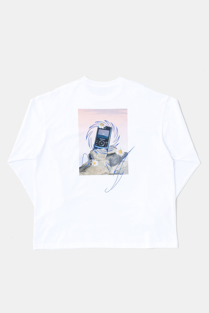 SAMESUNG "Eternal"L/S Tee ft.Ryan Duffin WHT