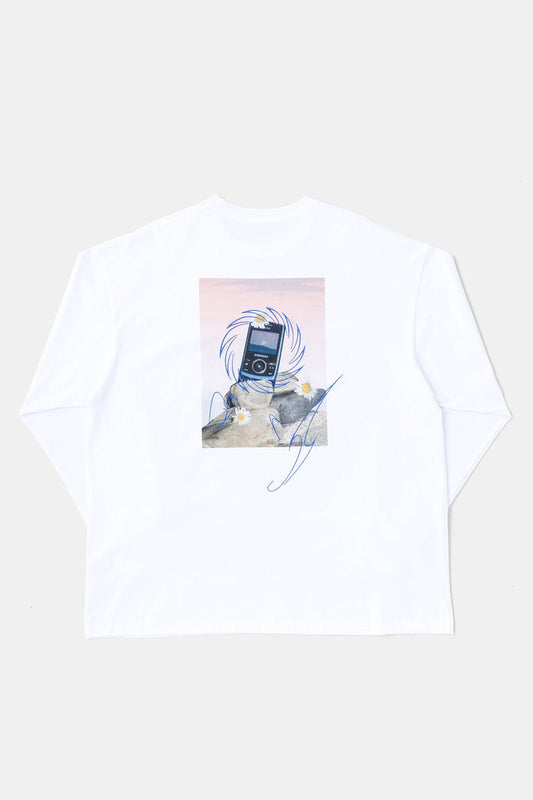 SAMESUNG "Eternal"L/S Tee ft.Ryan Duffin WHT