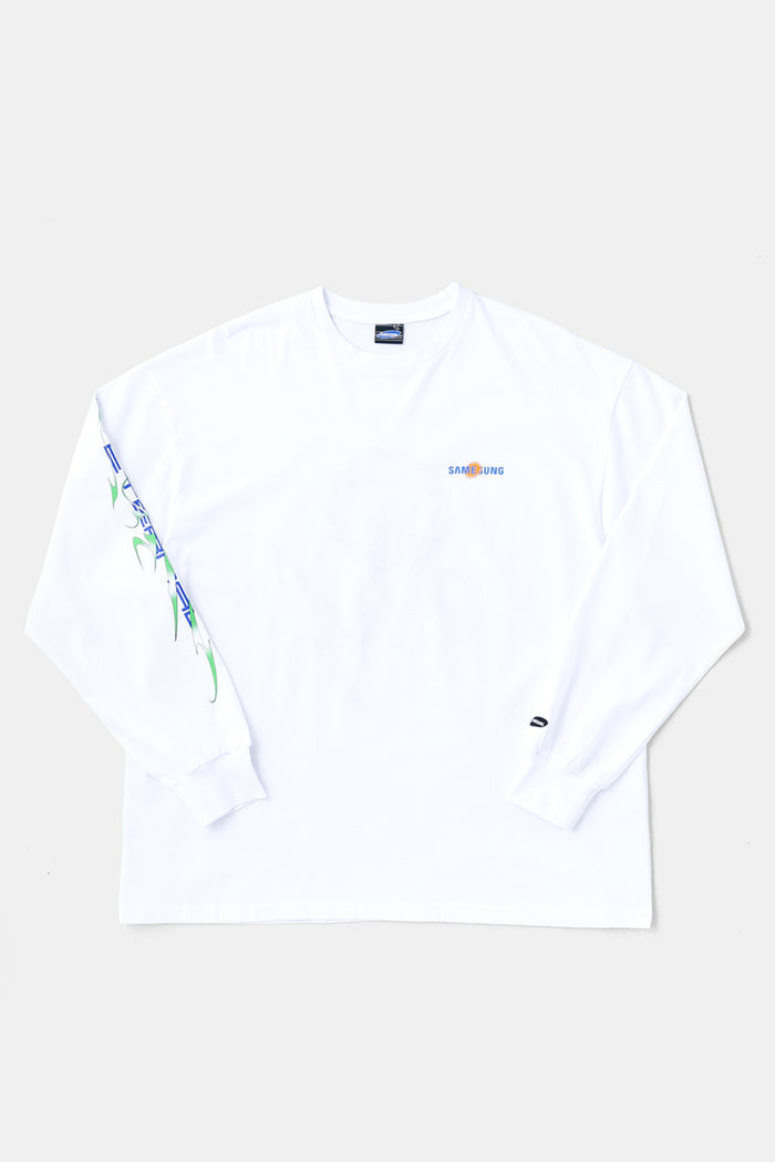 SAMESUNG "Eternal"L/S Tee ft.Ryan Duffin WHT